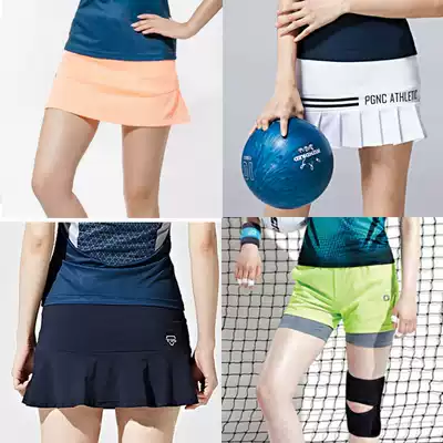 2020 new Korean badminton uniform men and women White shorts printed tennis table tennis running sports jersey quick-dry