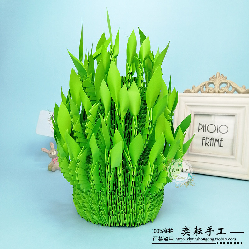 Yiyun Students Handwork Homework Home Pendulum entry Exhibition Triangle inserts for delivery of bamboo material Package semi-finished products-Taobao