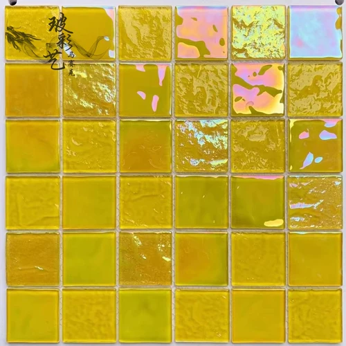 Стеклянный бассейн, синяя мозаика для детского сада, популярно в интернете