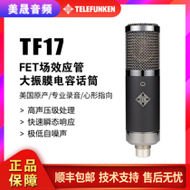 TELEFUNKEN TF17 FET field effect tube microphone large diaphragm cardioid condenser microphone
