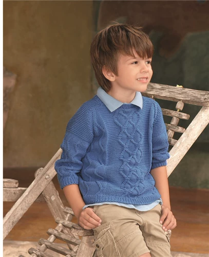 Детский модный плетеный свитер, шапка, шарф, шерстяные перчатки, базовый шерстяной японский трикотажный крючок для вязания ручной работы, подходит для начинающих