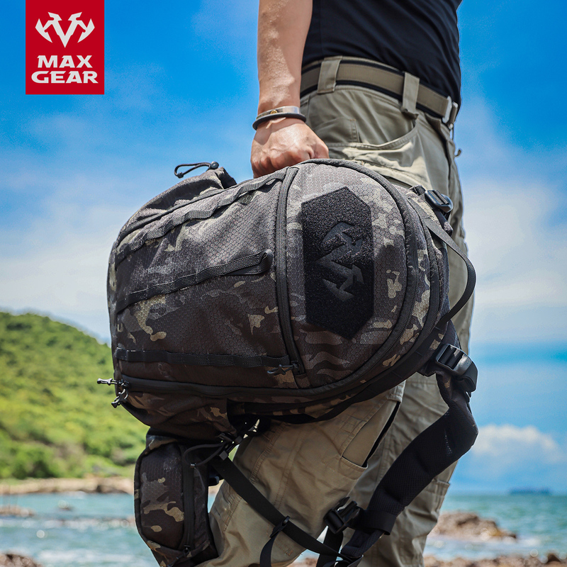 Maxgear Dark Zone Backpack Three-Layer Tactical Backpack 16inch Computer Bag Hiking Commuting Bag Pressure-Reducing Carrying