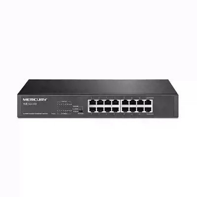 MERCURY MERCURY SG116D 16 Port full gigabit Ethernet switch iron shell desktop