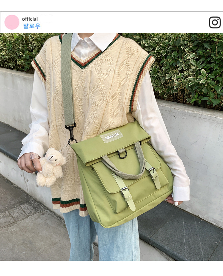 balo da đẹp cho nữ BuyU Dark Fragrance Backpack Nữ chống nước thiêu đốt Hàn Quốc Ulzzang Lar ba lo thoi trang ba lo thoi trang