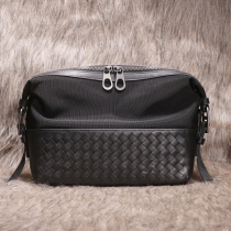 Mens large capacity handbag Han edition weaving male handbag Oxford cloth grab bag and leisure male bag