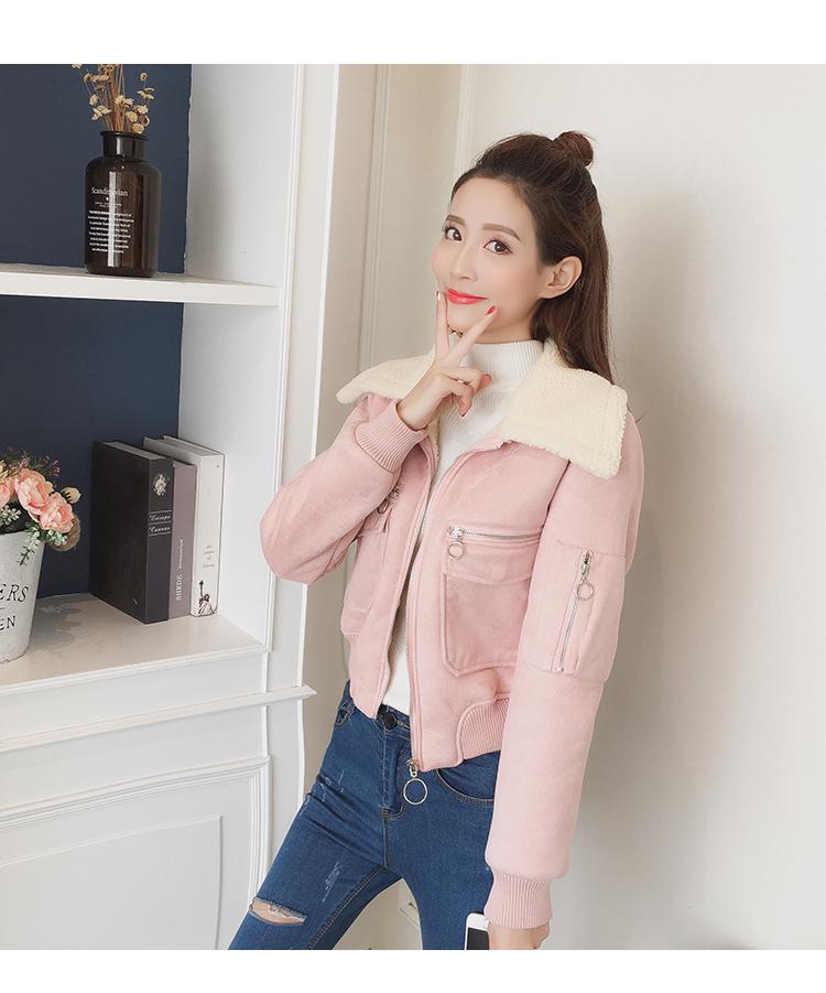Thu đông 2018 phiên bản mới của Hàn Quốc 150cm nhỏ ngắn nữ cao cấp thời trang hoang dã ve áo ngắn xs thời trang nữ 2021