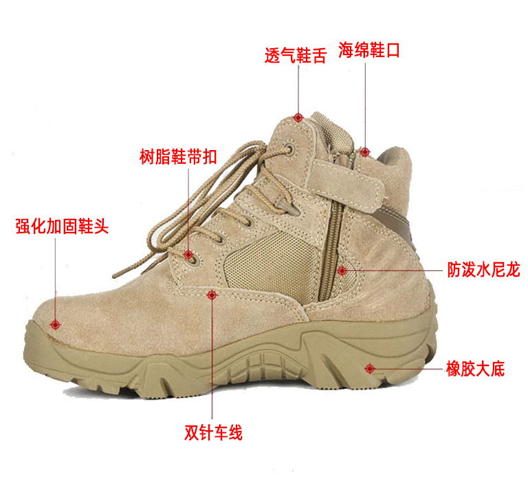 Delta Low Help Desert Boots Tactical Boots Combat Boots in Boots Outdoor Shoes Men Fishing Shoes Autumn Winter Security
