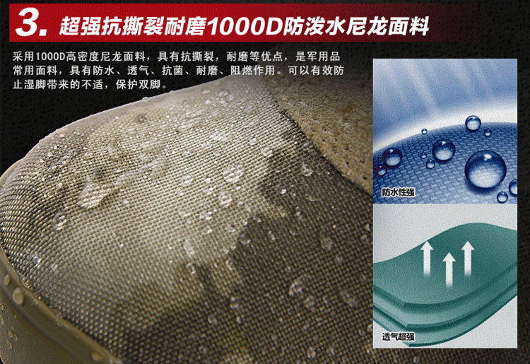 Bottes militaires pour homme - Ref 1397098 Image 12