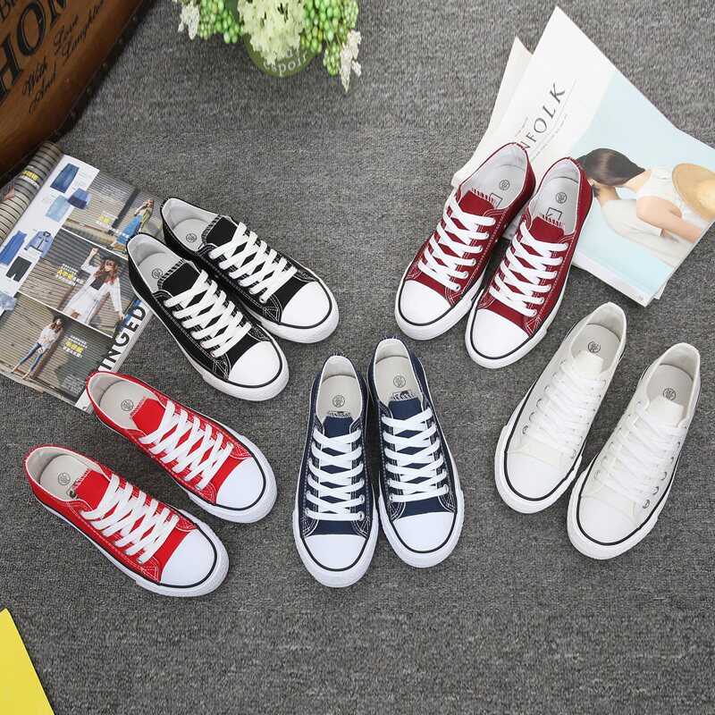 Spring Summer White Sail Cloth Shoes Women Han Edition Small White Shoes Explicit Feet Slim Flat Bottom Single Shoes Students Casual Cloth Shoes-Taobao