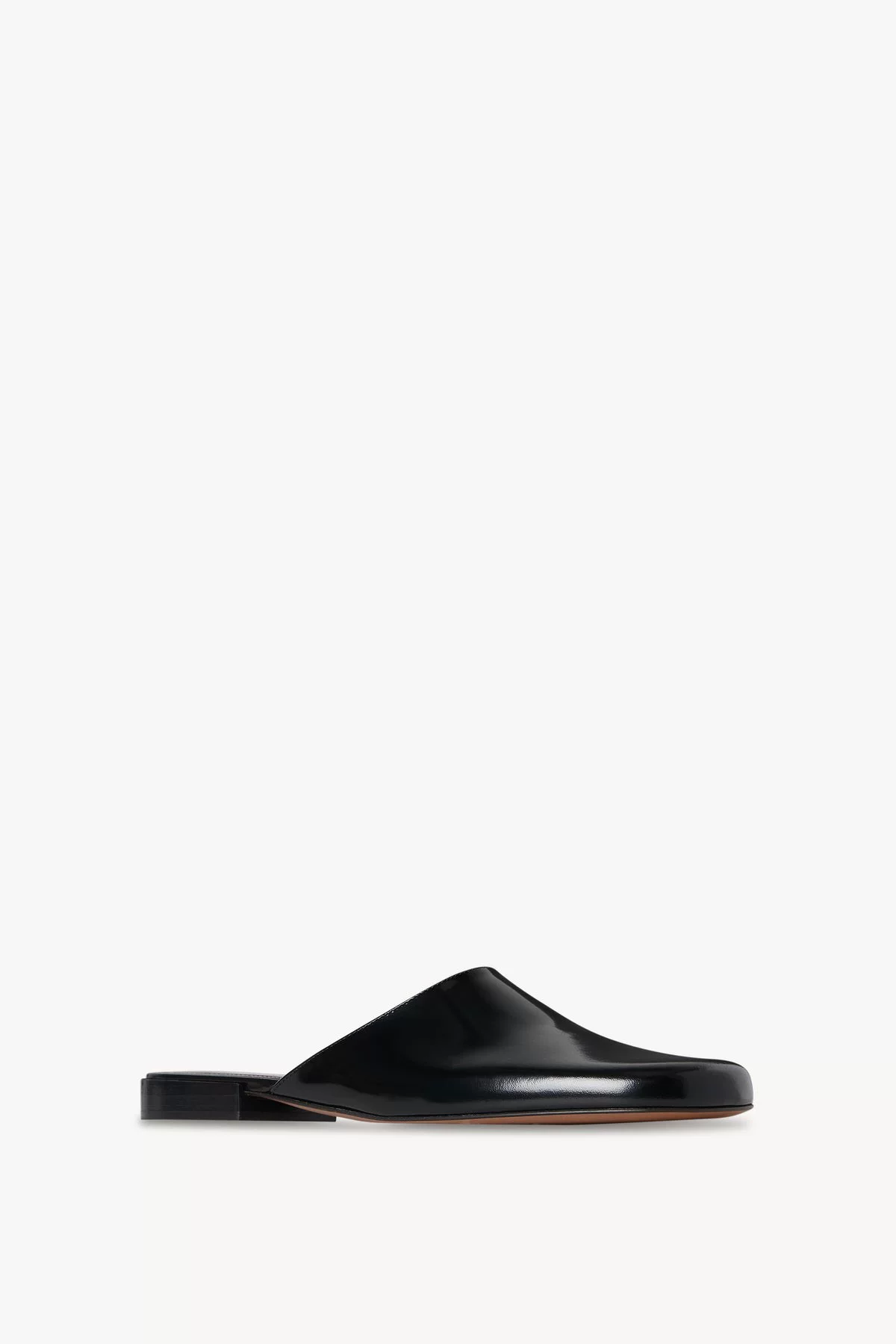 [Готовый скидочный] The Row 25AW Penelope glossy cowhide square toe mules