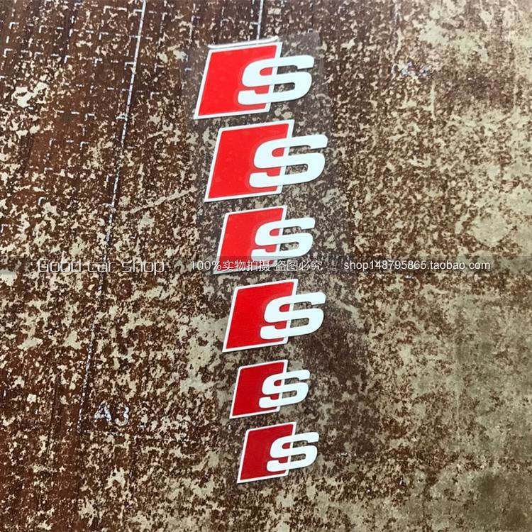 Suitable for Audi s train caliper sticker high temperature resistant caliper sticker brake caliper decoration sticker-Taobao