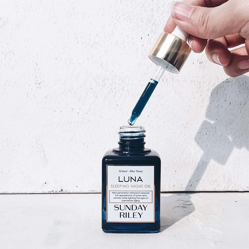 Spot second hair Sunday riley Luna Sleeping Night Oil sleep repair essence oil