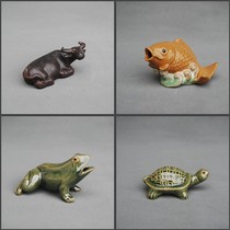 Dog cow turtle chicken frog fish Crane mandarin duck a variety of animals wishful fortune home rockery bonsai ceramic ornaments