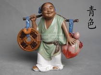 Yuncai Boy Zhaocai Jin Bao boutique ceramic doll ornaments home desk screen Feng Shui fortune decorations