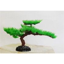 Simulation of welcome pine tree rockery landscape bonsai fish tank ecological bottle landscape accessories pine decoration