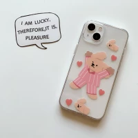 Apple, милый совместимый iPhone 12, чехол для телефона, пижама, iphone, 13promax, 78plus