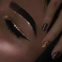 Performance waterproof color wet sequins Star liquid eyeliner Super shiny crystal silkworm eye shadow brightening pen shaking sound