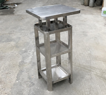 KTV marble square stainless steel luminous slow-shaking bar loose table bar high-legged table drinking red wine stool chair