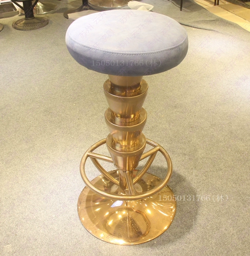 Бар и стул из нержавеющей стали бар и стул KTV Bar High -Footed Stable Bar Bar Sanda Bar Stool Factory Прямые продажи