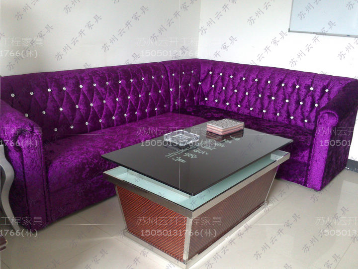 KTV Tea Table Sofa Combo Ktv Bag House Bar Luminous Tea Table High-end Clubhouse Sofa Ostyle