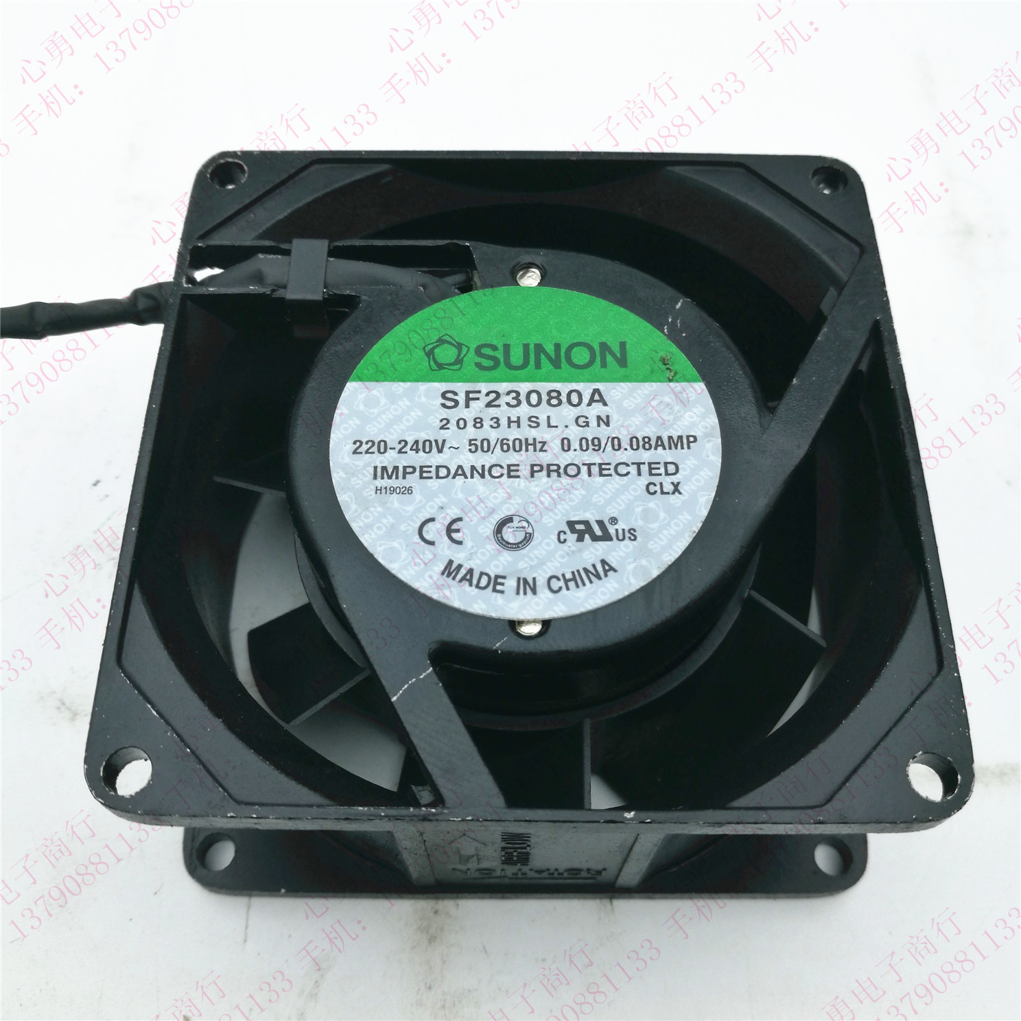 Original fit build quasi SUNON SF23080A 2083HSL GN AC220-AC240V 8038 device fan