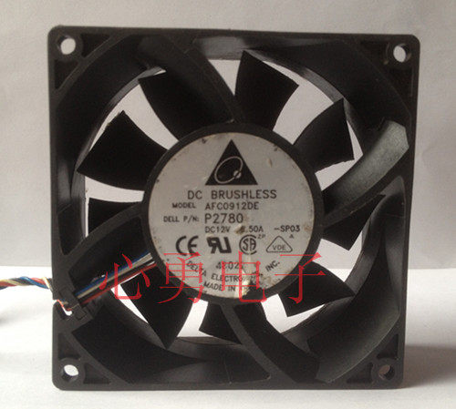 Original fitting Delta Teda host shell cooling fan AFC0912DE DC12V 2 5A 9238