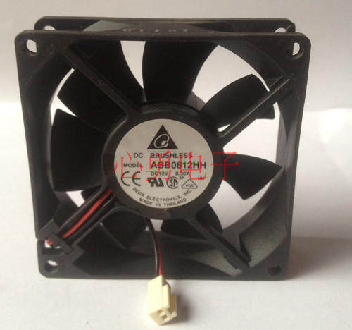 Original Delta Delta cooling fan ASB0812HH DC12V 0 3A 2 line 8025