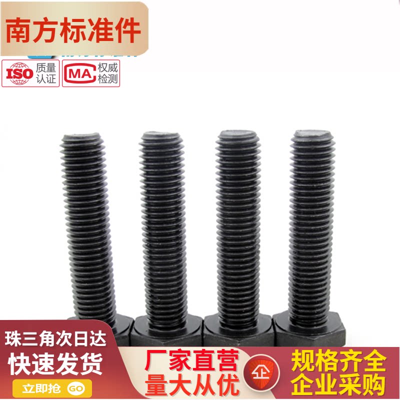 (South Standard piece) 12 9 level outer hexagonal bolt screws M10 * 16-M10 * 150