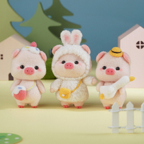 Wool Felt Poke Poke Lotte Material Bag Lovers Creative Simple Handmade Gift On-board Hanging Adorable Little Pig Pig