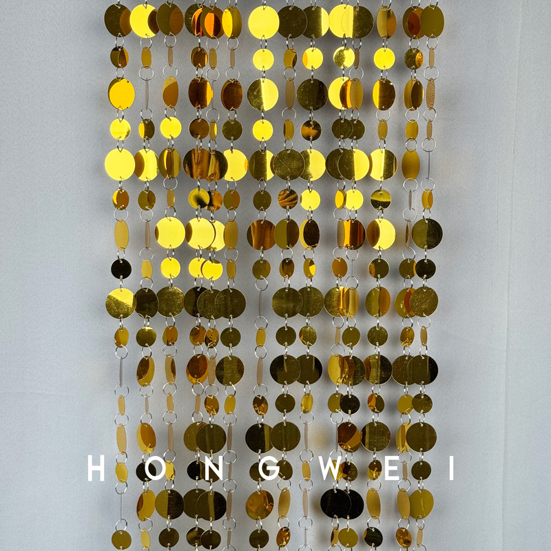 Wedding Sequin String, Wedding Gold and Silver Sequin Curtain, Reflective Sequin Stage Decoration, Stage Props Decoration, Sequin Curtain