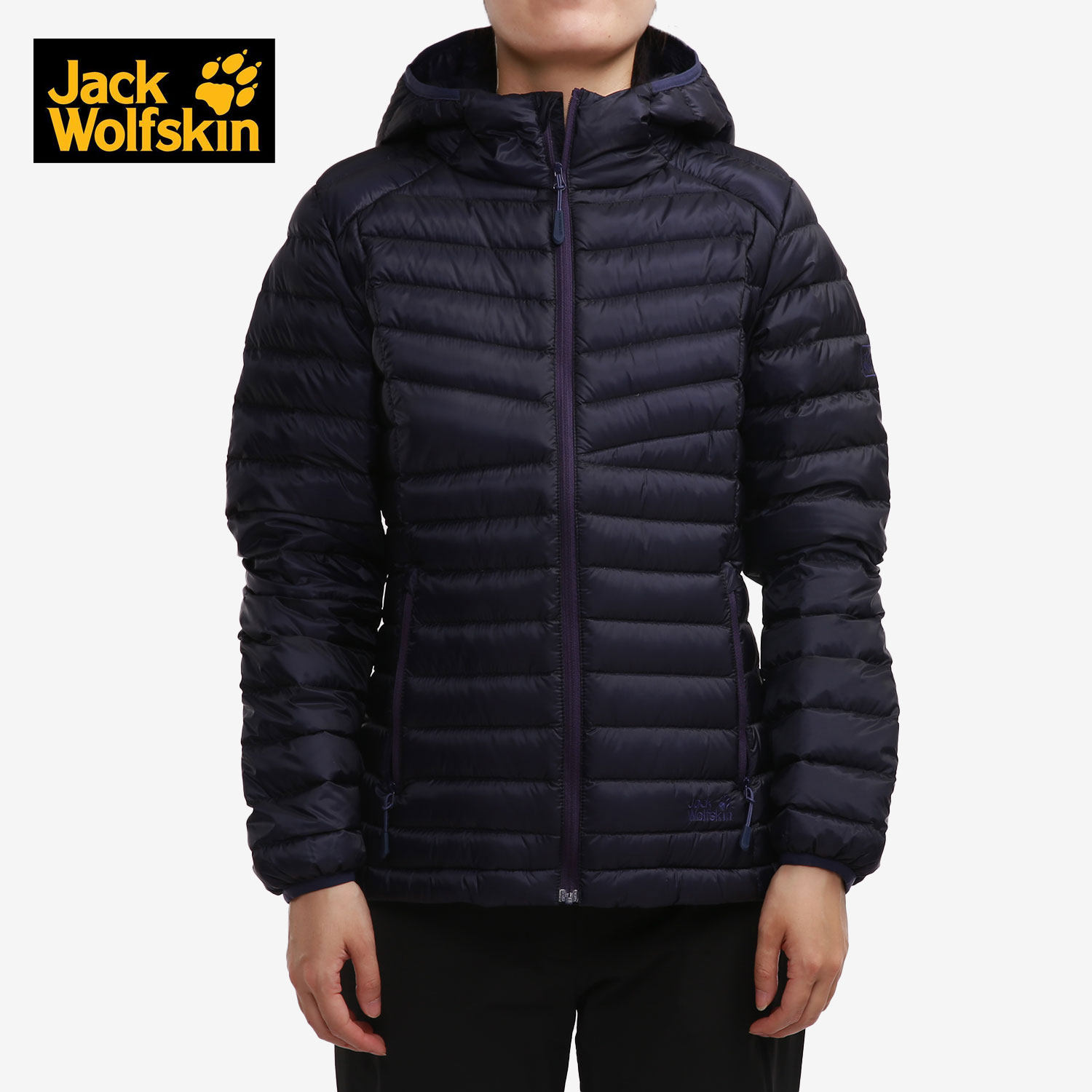 Wolf Claw 2021 Winter new women's outdoor sports windproof and hat warm down jacket 5219261