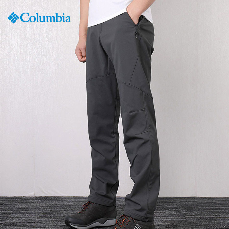 Columnia Colombia Outdoor male grabbing suede Neri waterproof and warm casual punching long pants PM5494