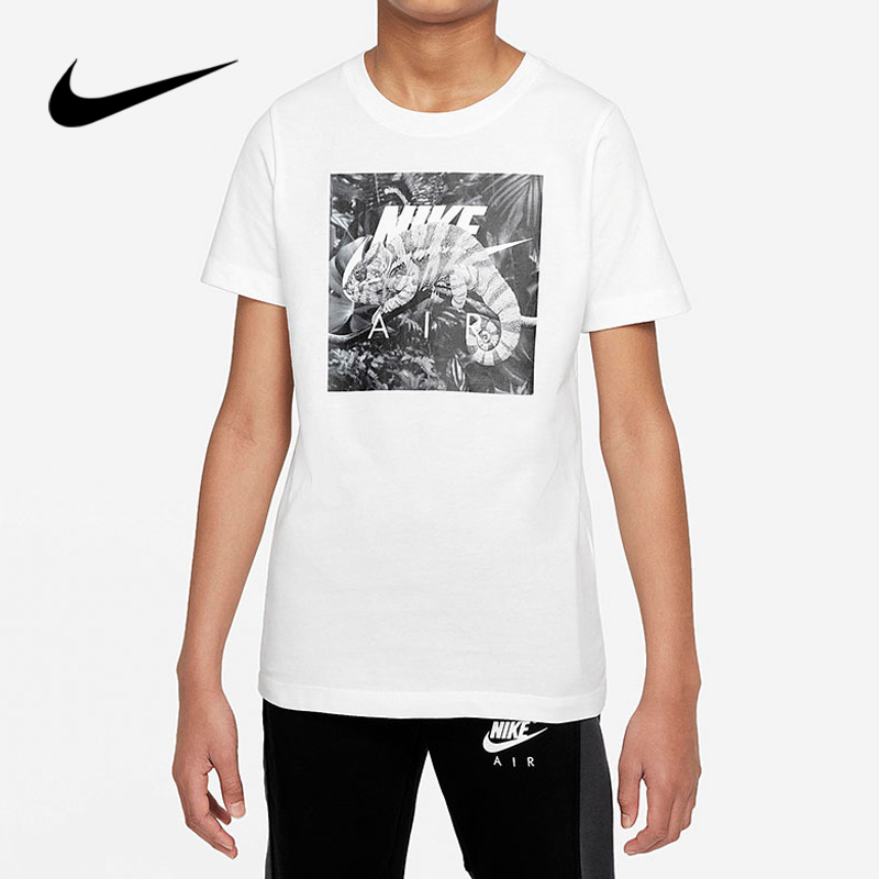 Nike Nike Summer New Big Boy Leisure sport short sleeve T-shirt DH6521-100