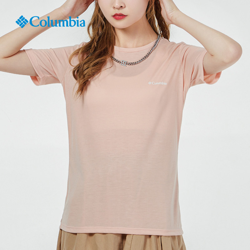 Columnia Colombia short sleeve woman 21 Summer new outdoor casual round collar T-shirt AR1484