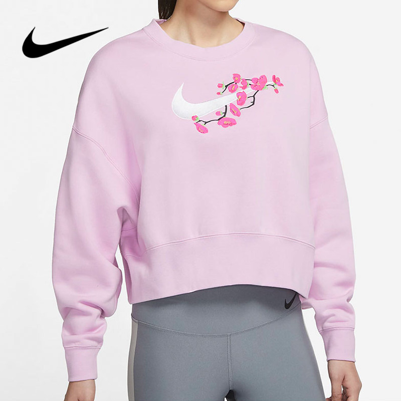 Nike Nike Spring New Woman Comfort Long Sleeve Casual Sports Thick Cotton DJ4136-621