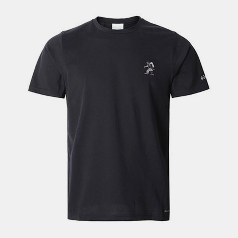 Colombia Spring Summer Outdoor hygroscopic and breathable comfortable round collar man short sleeve T-shirt AE0411