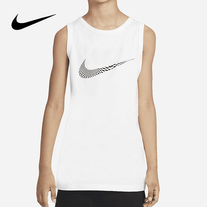 Nike Nike Summer New Great Boy Casual Sports Sleeveless T-shirt DJ9807-100