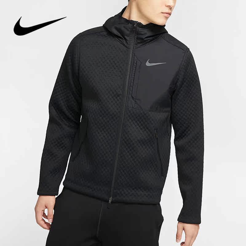 Nike Nike spring new men's full-length pull-length cardiovert training jacket BV3999