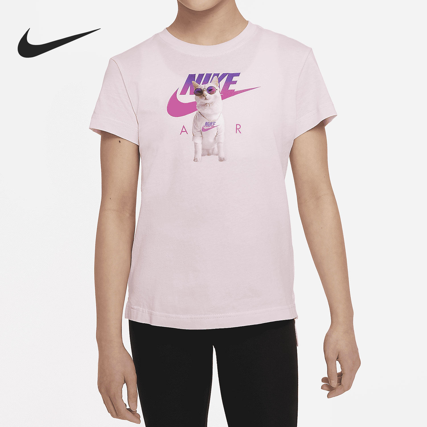 Nike Nike Summer New Big Boy Leisure sport short sleeve T-shirt DH5913-663
