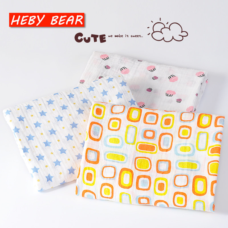Newborn baby gauze wrapped in front baby's anti-surprise summer ultra-thin double cotton bag baby bath towel