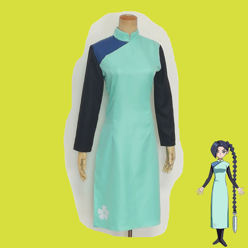 Plum blossom thirteen cos clothing children cheongsam Wu six seven cosplay children female animation costume