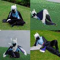 sky Light encounter cos clothing winter black cloak magic season Sound season White Bird big quilt cospaly women