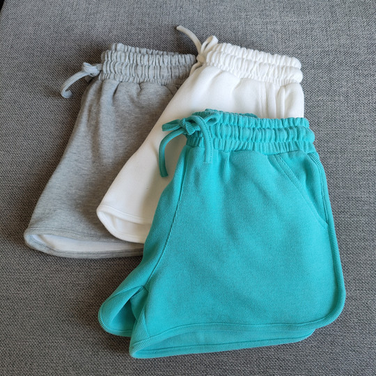 American casual shorts for women, loose outer wear, summer slimming, solid color wide-leg pants, fitness running hot pants, sports pants