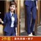 Bộ đồ dài tay mùa xuân và mùa thu dành cho nữ chuyên nghiệp Cô Slim Fit Khách sạn tiếp viên hàng không Đồng phục phỏng vấn Quần áo bảo hộ lao động - Bộ đồ