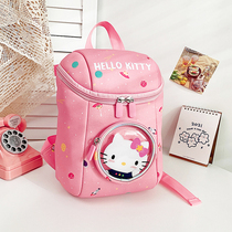 Fog flower Hello Kitty childrens small school bag 2021 New 3 year old girl princess big class kindergarten bag