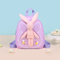 Mini kindergarten boy girl baby small schoolbag cute cartoon rabbit children go out shoulder backpack cute