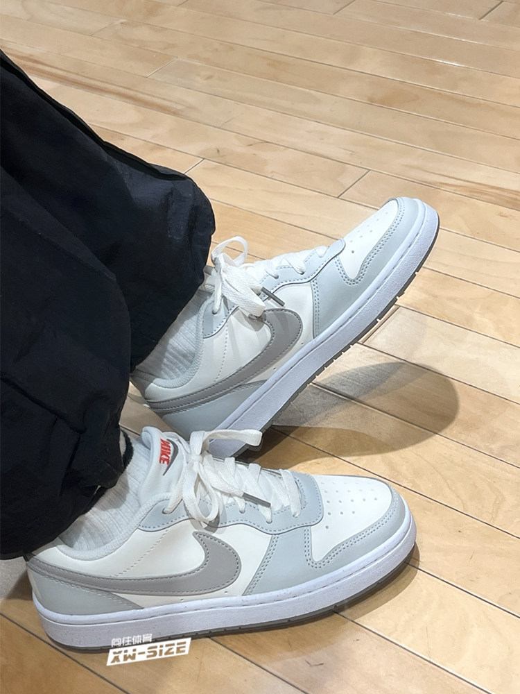 обувь на тонкой подошве ( для скейтборда ) 向往体育nike耐克court borough女子小dunk休闲板鞋fv8121 dv5456