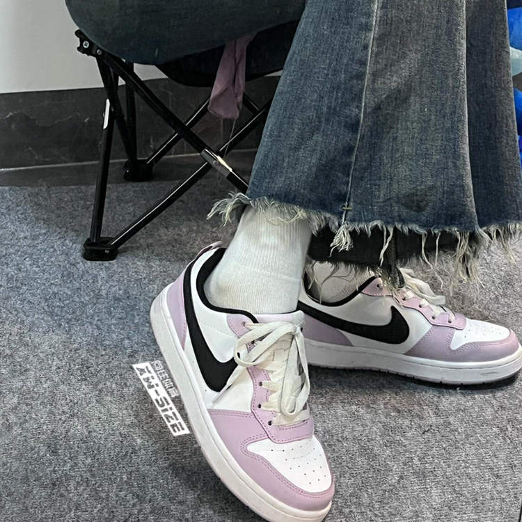 обувь на тонкой подошве ( для скейтборда ) 向往体育nike耐克court新款春夏女子小dunk小空军板鞋 hv1804-121