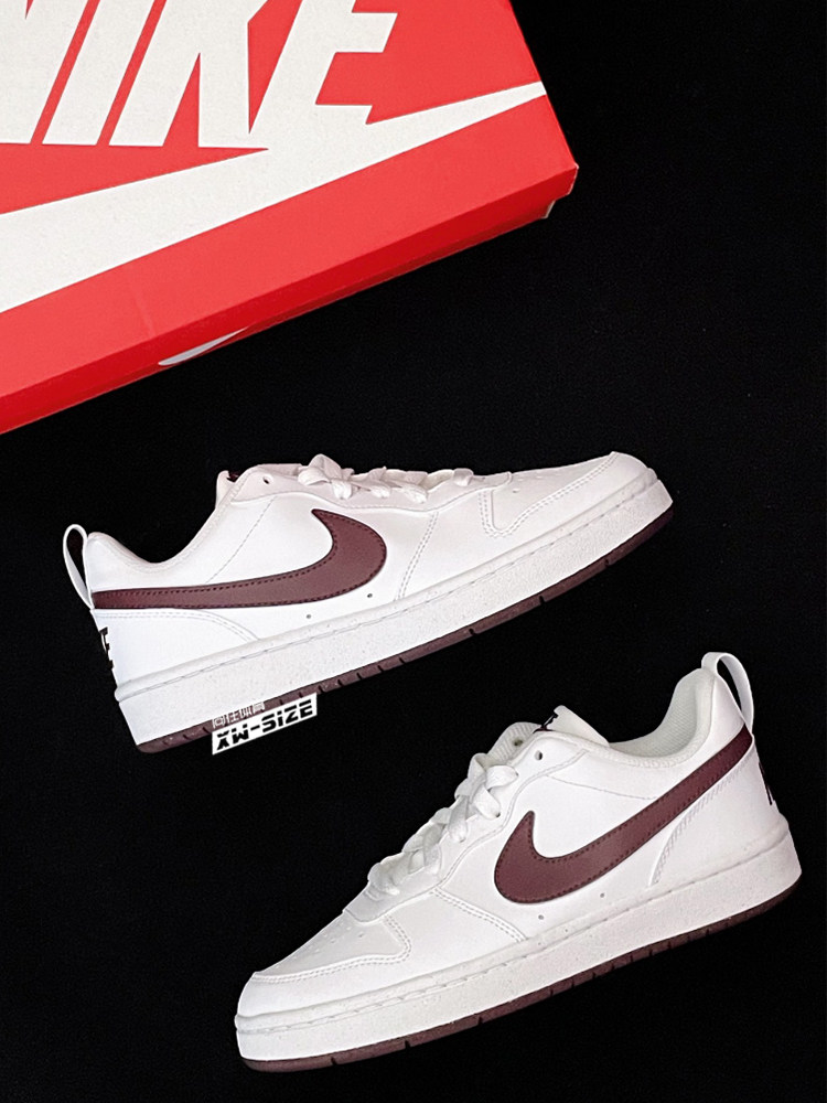 обувь на тонкой подошве ( для скейтборда ) 向往体育nike耐克court新款春夏女子小dunk小空军板鞋 hv1804-121