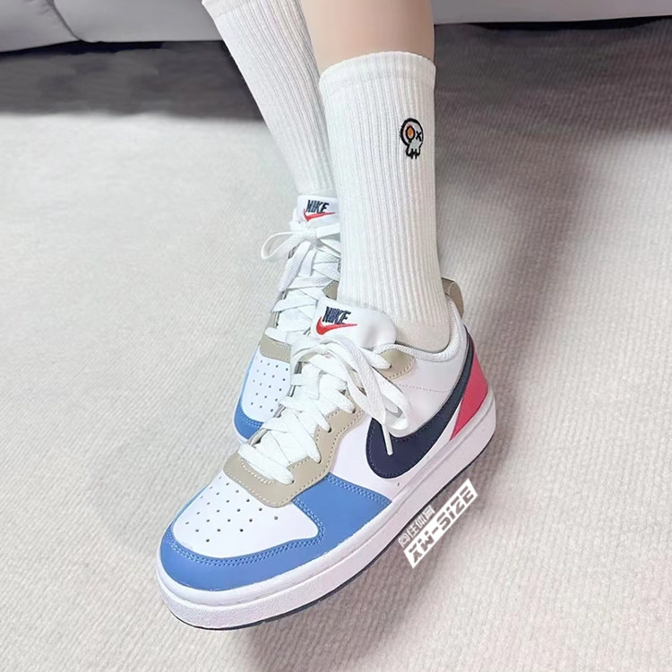 обувь на тонкой подошве ( для скейтборда ) 向往体育nike耐克court新款春夏女子小dunk小空军板鞋 hv1804-121